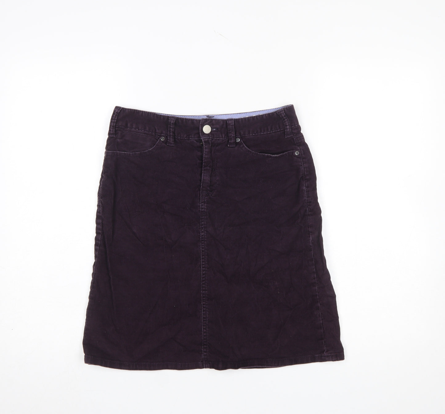 GAP Women’s Purple Corduroy A-Line Knee Length Skirt UK 8