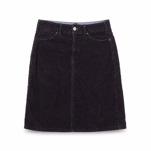 GAP Women’s Purple Corduroy A-Line Knee Length Skirt UK 8