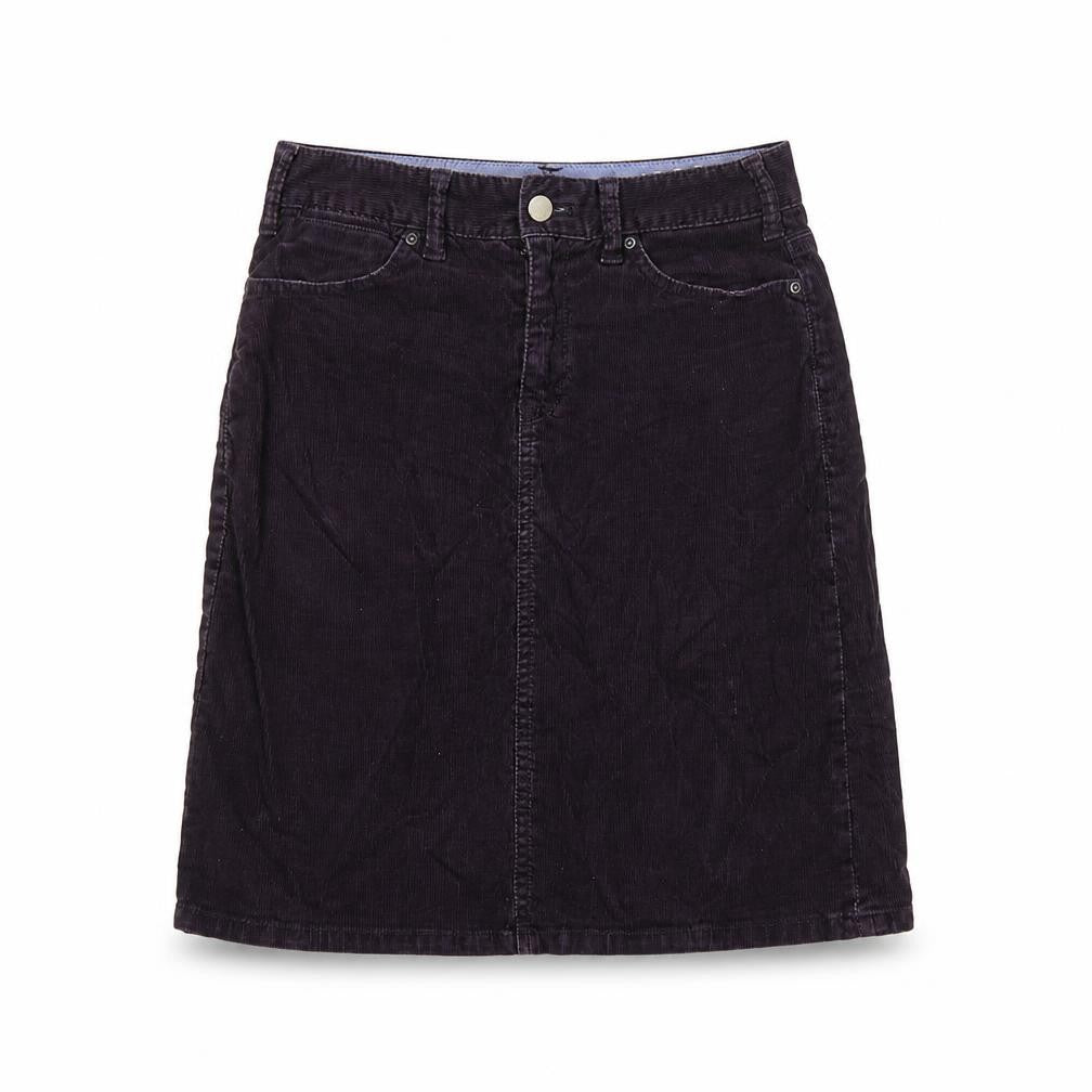 GAP Women’s Purple Corduroy A-Line Knee Length Skirt UK 8