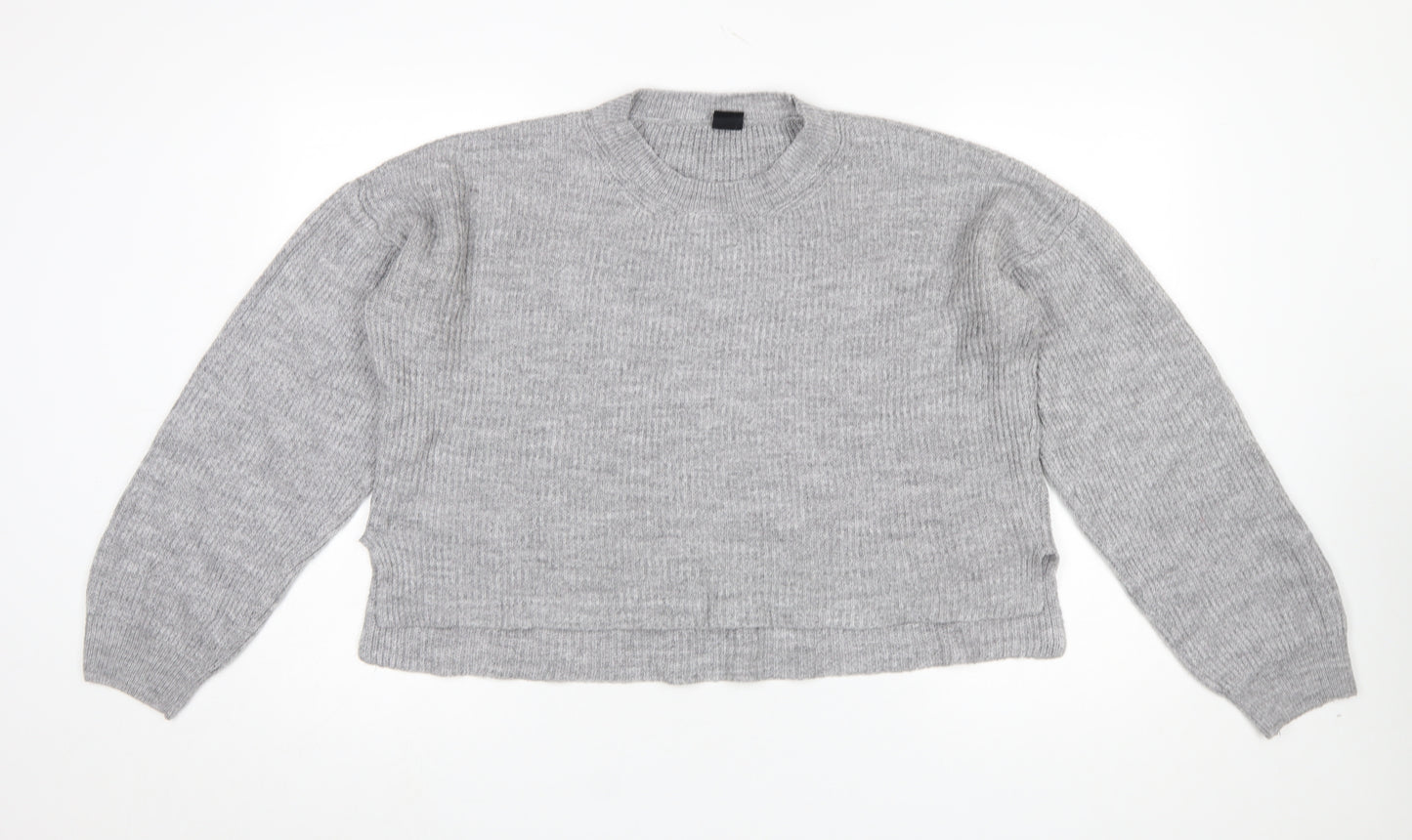 Urban Outfitters Women's Grey Chunky Knit Pullover Jumper Size M