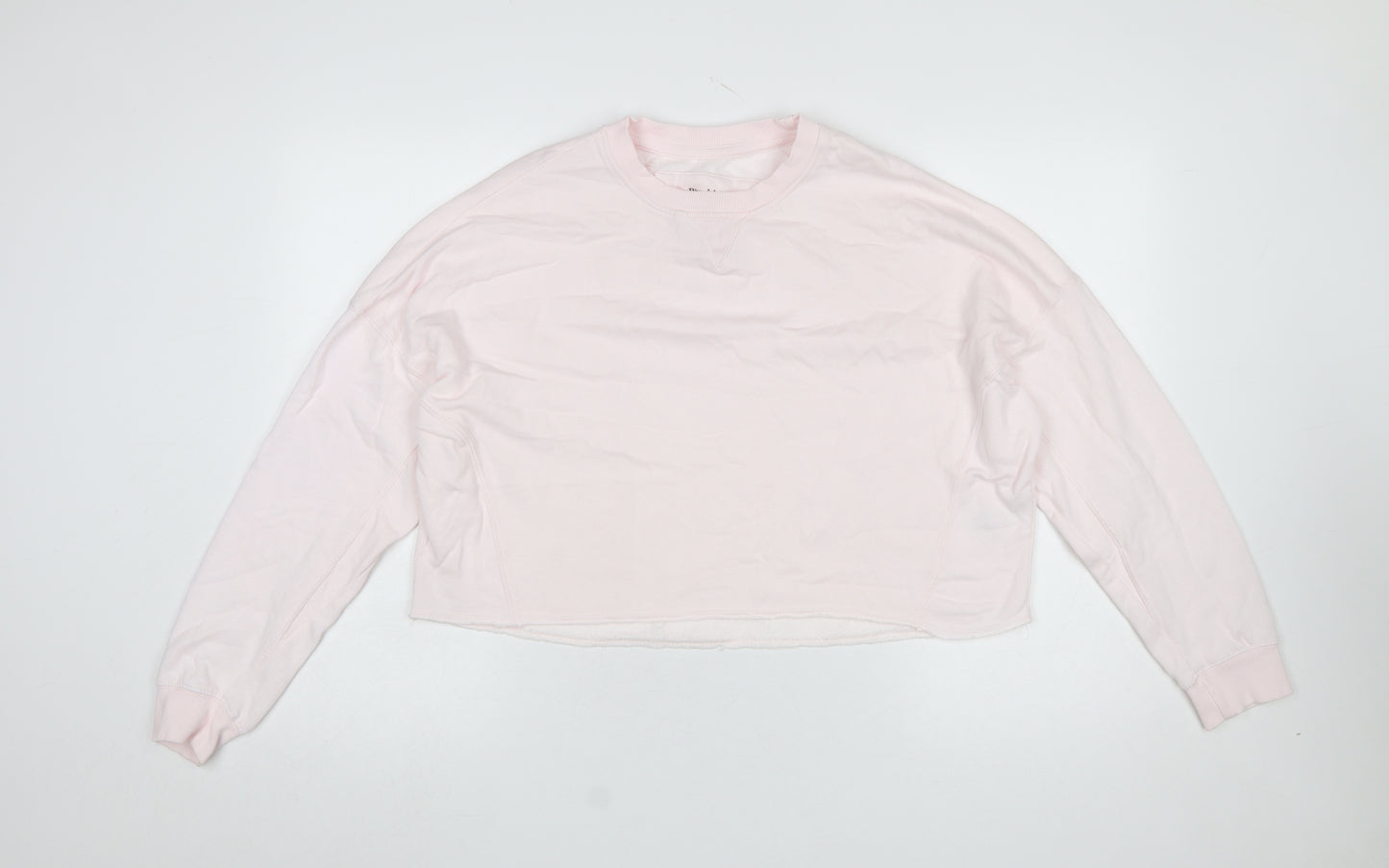River Island Women Pink Relaxed Pullover Sweatshirt Size S