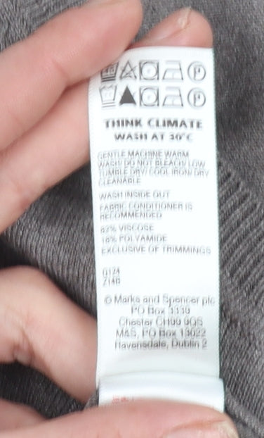 Marks and Spencer Women Brown Size 18 Button-Up Cardigan