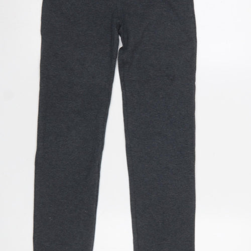 Dunnes Stores Girls Grey Cotton Blend Jegging Trousers 12-13 Years