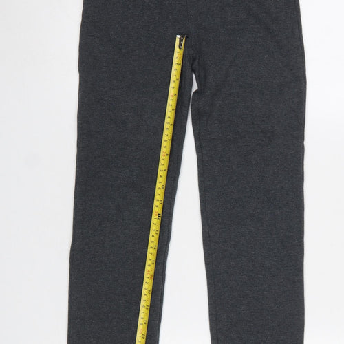 Dunnes Stores Girls Grey Cotton Blend Jegging Trousers 12-13 Years