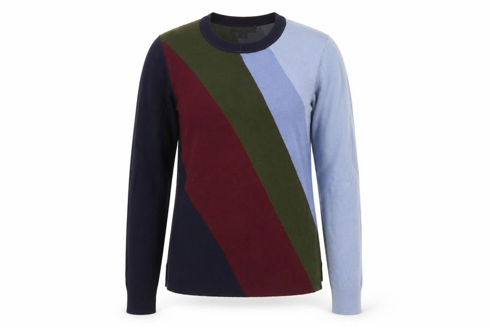 Ann Taylor Women’s Multicoloured Crew Neck Knit Jumper Size M