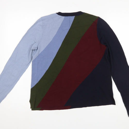 Ann Taylor Women’s Multicoloured Crew Neck Knit Jumper Size M