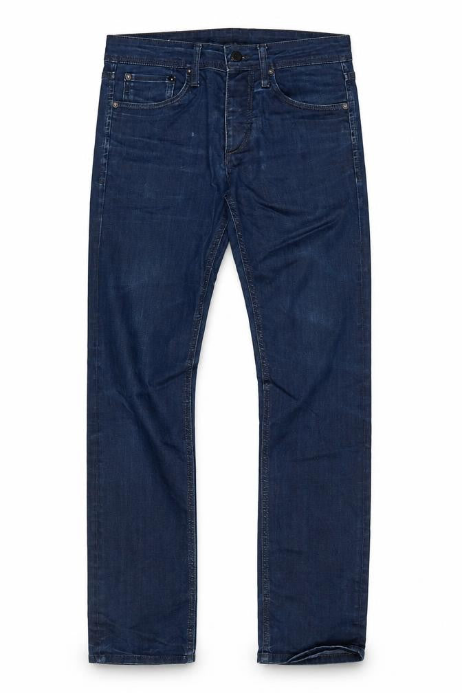 Jack & Jones Men's Blue Straight Regular Fit Denim Jeans 30W 32L