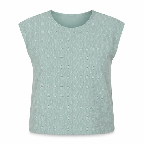 Bonmarché Women’s Green Embroidered Short Sleeve Blouse Size 18