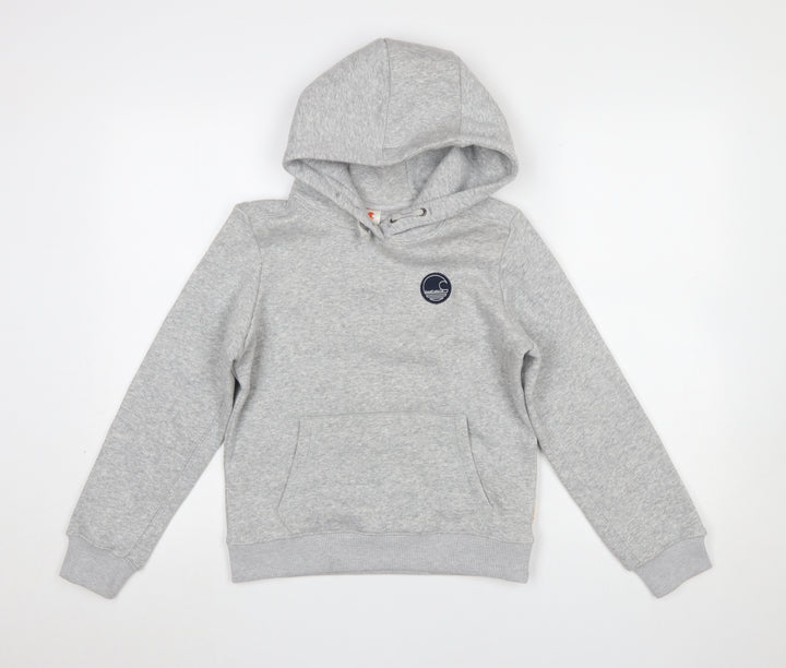 SoulCal & Co Boys Grey Hoodie 11-12 Years Pullover Cotton Blend
