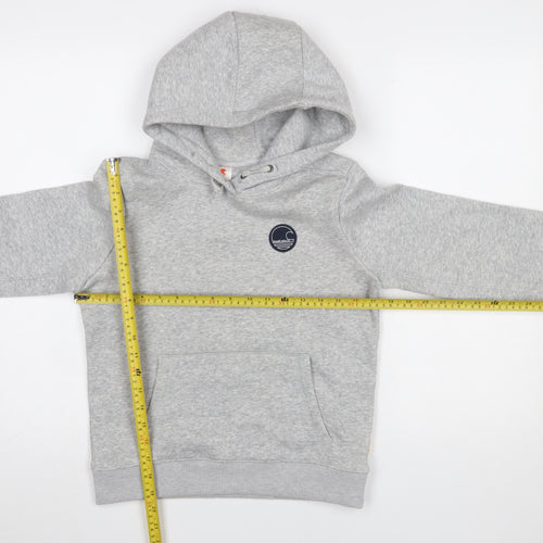 SoulCal & Co Boys Grey Hoodie 11-12 Years Pullover Cotton Blend