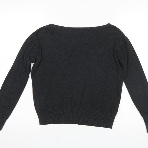 Repubblica Women's Black Lightweight Knit Cardigan Size S