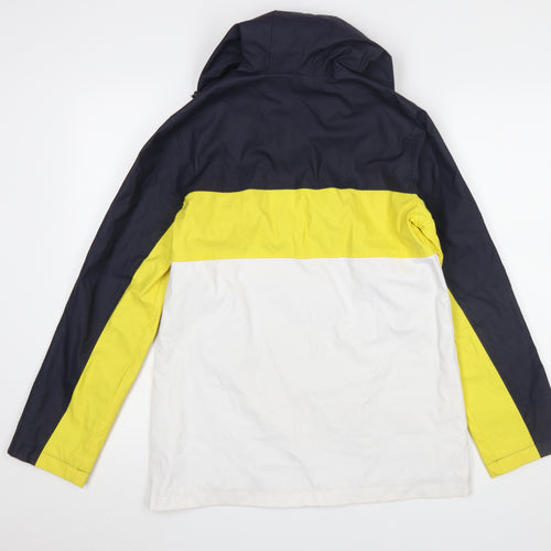 Topshop Women’s Multicoloured Hooded Windbreaker Jacket Size 8