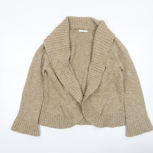 Marks & Spencer Women’s Beige Wool Blend Chunky Knit Cardigan UK 18