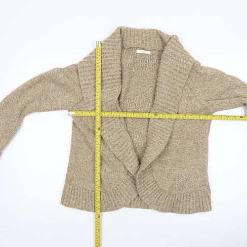 Marks & Spencer Women’s Beige Wool Blend Chunky Knit Cardigan UK 18