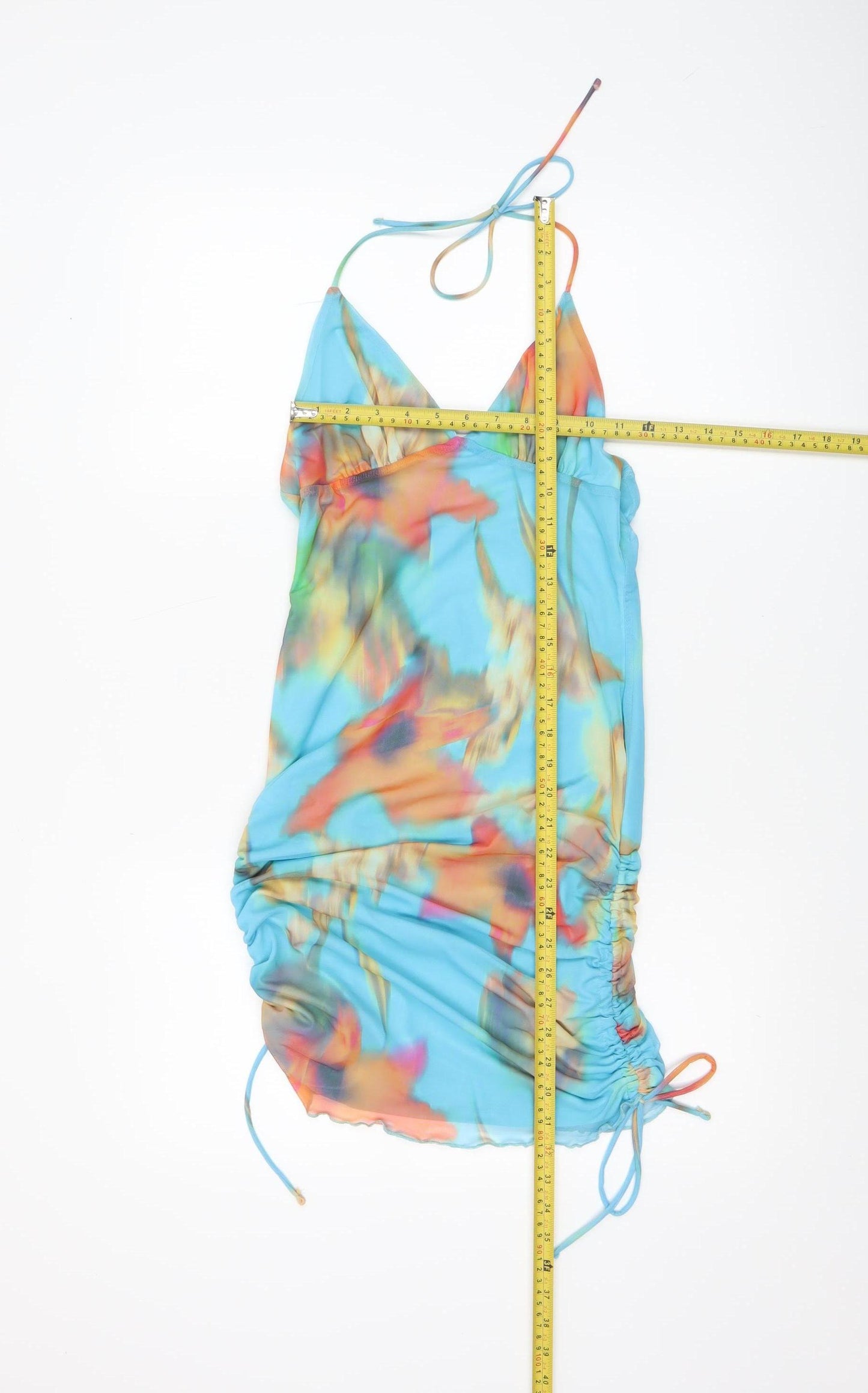 Bershka Women’s Multicoloured Floral Bodycon Mini Dress M