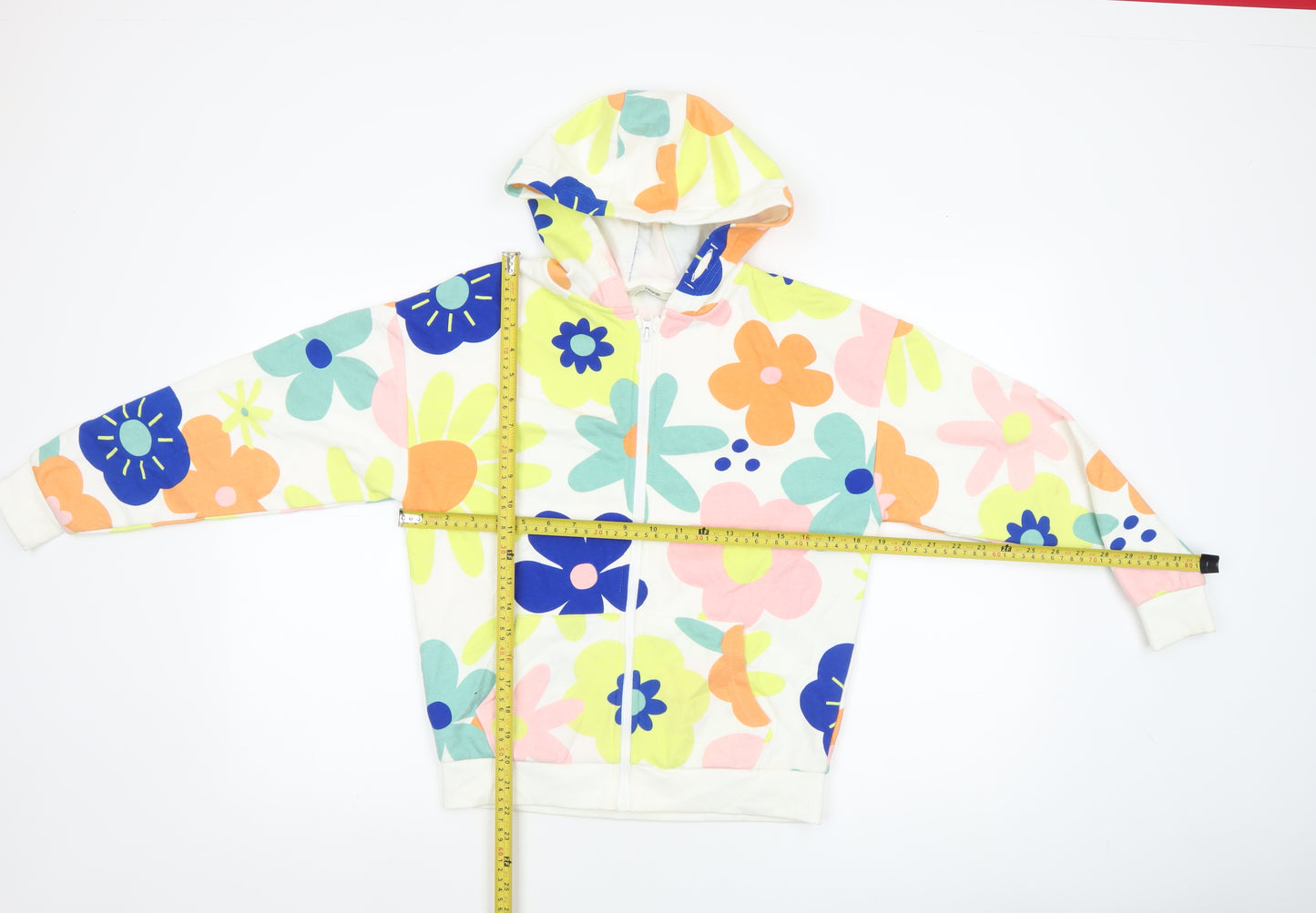 George Girls Multicoloured Floral Full Zip Hoodie 11-12 Years