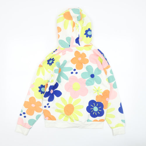 George Girls Multicoloured Floral Full Zip Hoodie 11-12 Years