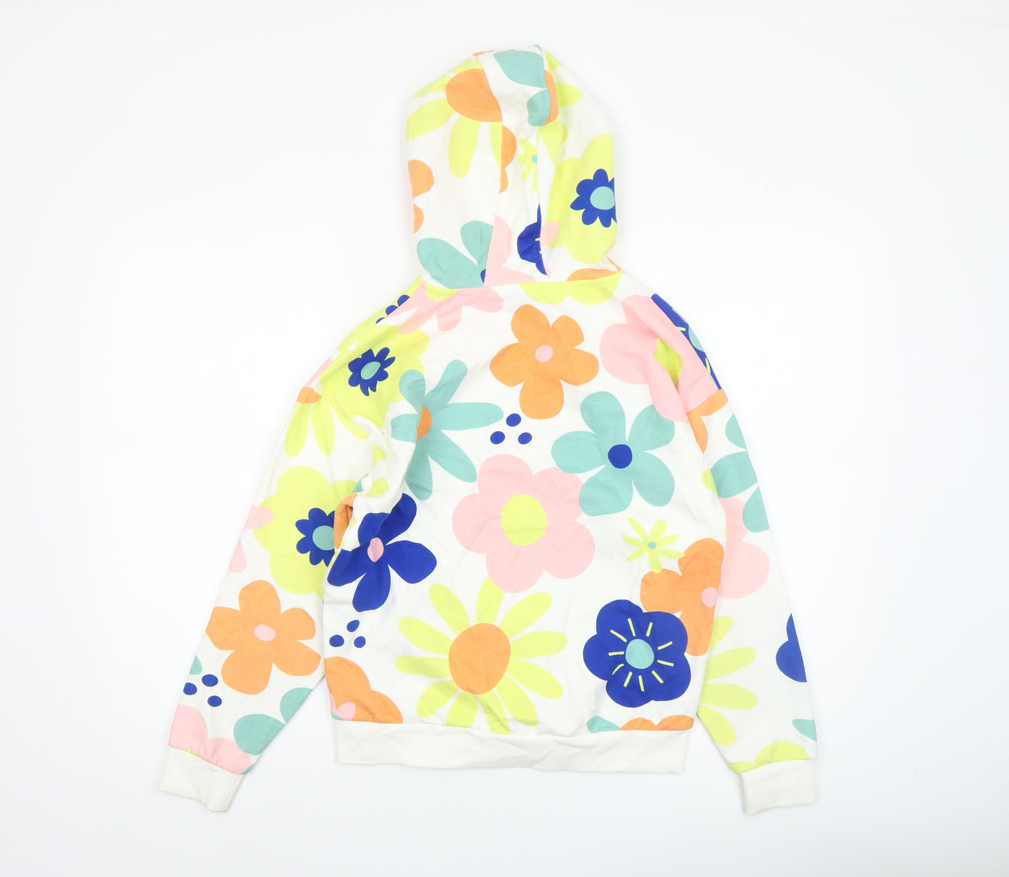George Girls Multicoloured Floral Full Zip Hoodie 11-12 Years