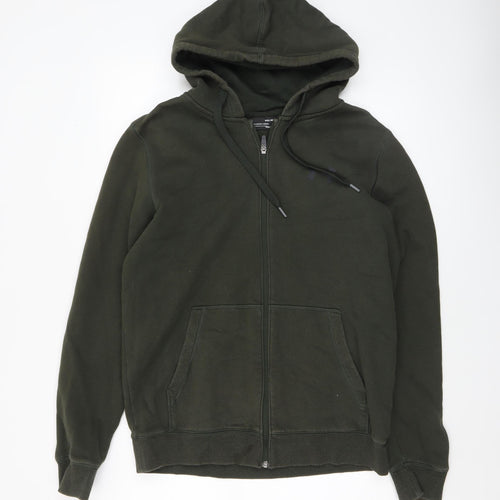 Under Armour Men’s Green Full Zip ColdGear Hoodie M Fleece Sportswear