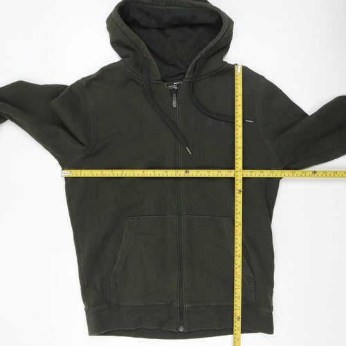 Under Armour Men’s Green Full Zip ColdGear Hoodie M Fleece Sportswear