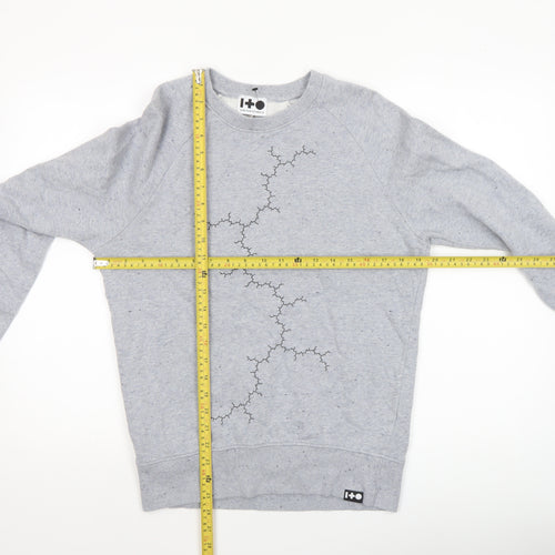 One and Other.io Women's Grey Organic Cotton Pullover Sweatshirt XS