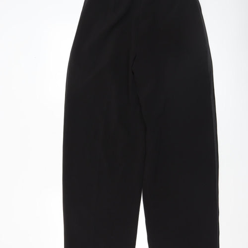 Primark Women’s Black Satin Trim High Waist Dress Pants Size 8