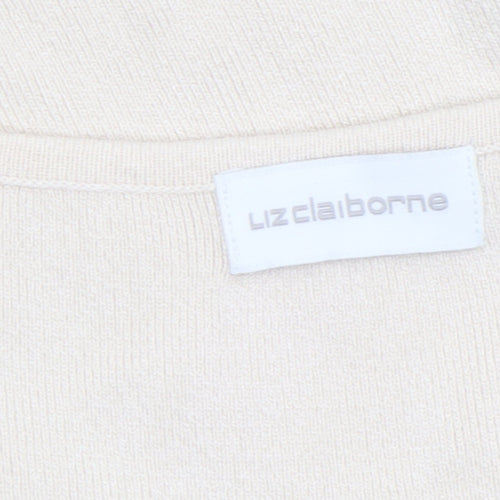 Liz Claiborne Women’s Beige Sleeveless Knit Tank Top M