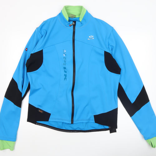 Spiuk Men's Blue 3XL Cycling Softshell Track Jacket Windproof