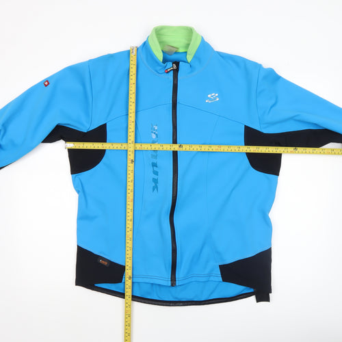 Spiuk Men's Blue 3XL Cycling Softshell Track Jacket Windproof