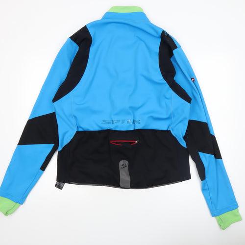 Spiuk Men's Blue 3XL Cycling Softshell Track Jacket Windproof