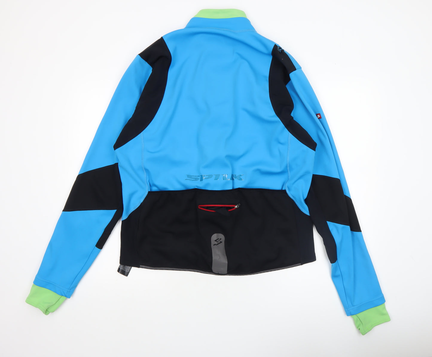 Spiuk Men's Blue 3XL Cycling Softshell Track Jacket Windproof
