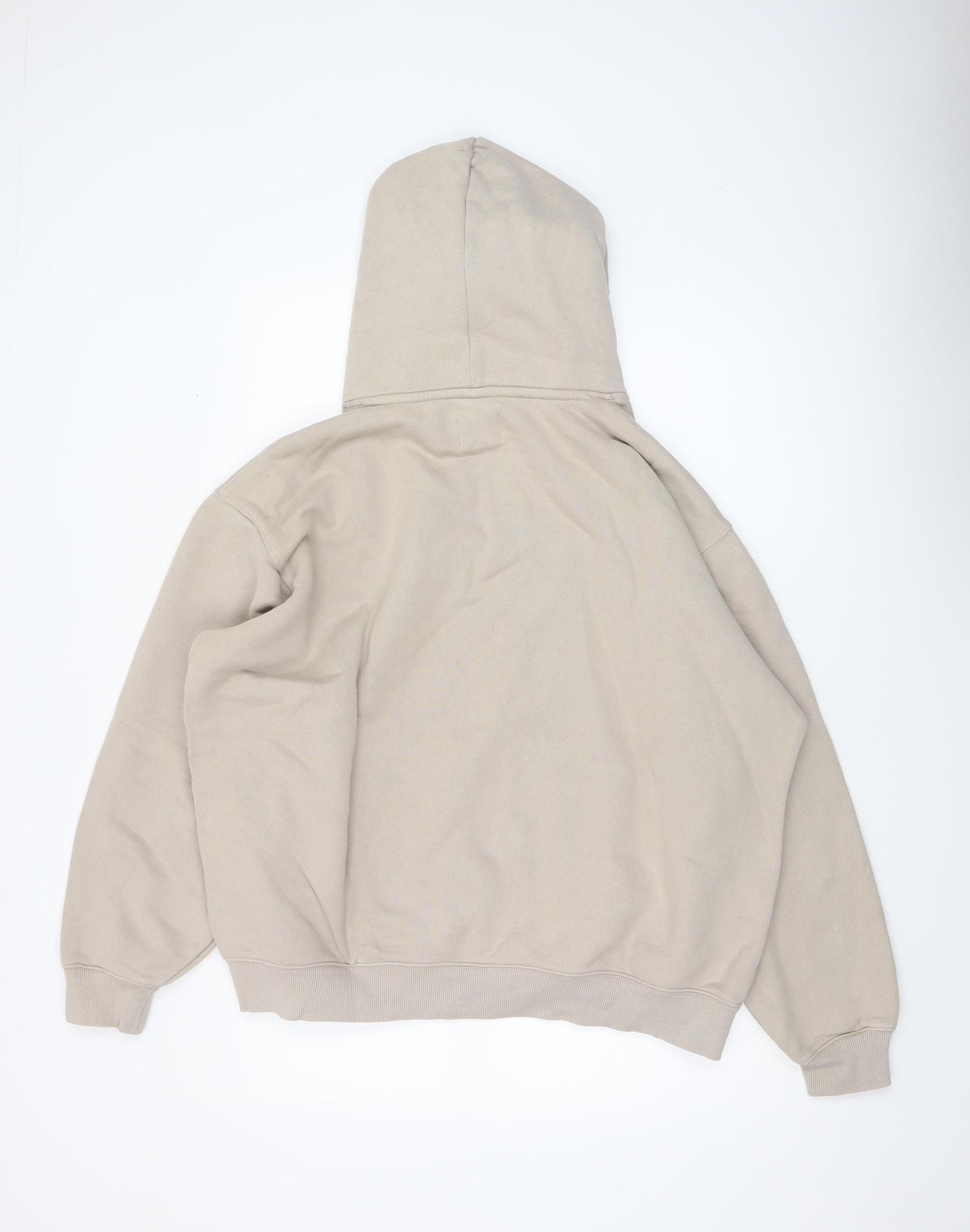 Gym+Coffee Men's Beige Pullover Hoodie Size L