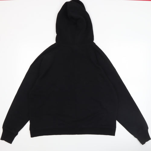 Disney at George Womens Black Mickey Hoodie Medium Pullover Cotton Blend