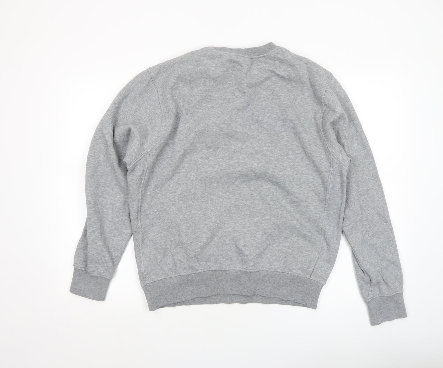 Nike Men's Grey Small Crew Neck Pullover Sweatshirt