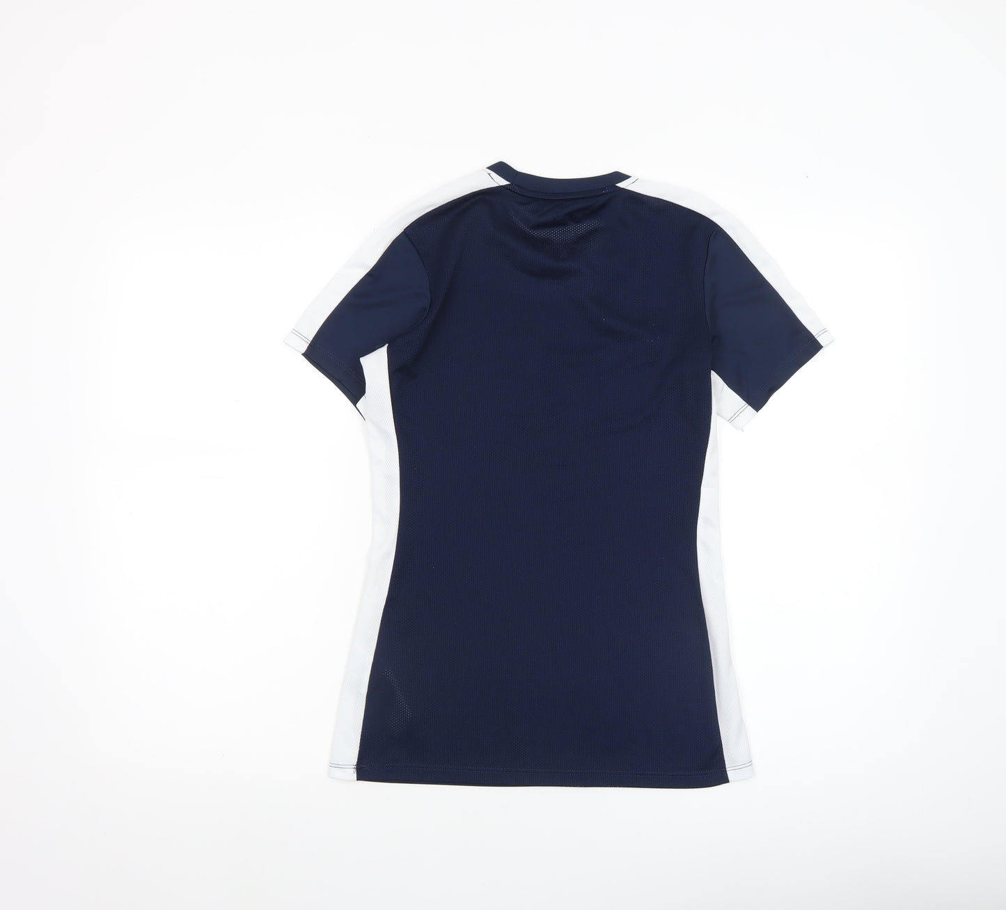 Nike Womens Blue Dri-Fit XS Slim Fit Short Sleeve Active T-Shirt