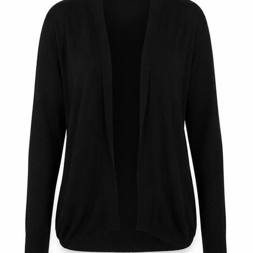 Mango Women’s Black Viscose Knit Long Sleeve Cardigan Size 8