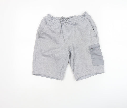 The North Face Boys Grey Sweat Shorts Size 12 Years Regular Fit