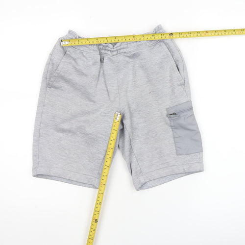 The North Face Boys Grey Sweat Shorts Size 12 Years Regular Fit