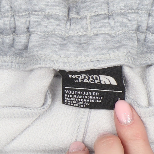 The North Face Boys Grey Sweat Shorts Size 12 Years Regular Fit