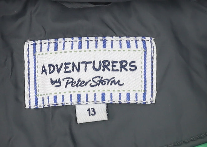 Peter Storm Boys Grey Padded Bodywarmer Waistcoat Age 13 Years