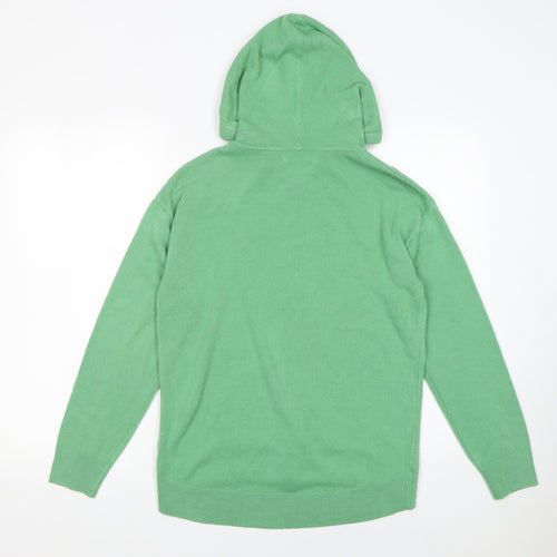 Marks and Spencer Women’s Green Full Zip Hooded Jumper Size S