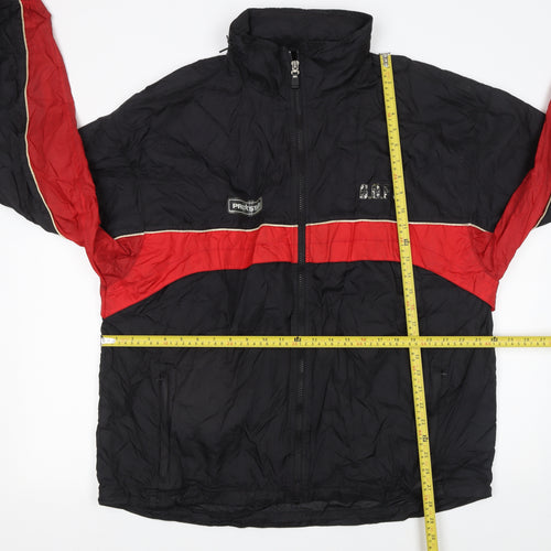 Prostar Men's Black Red Windbreaker Jacket L 42/44 Nylon