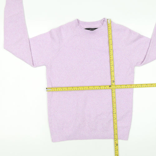 Vero Moda Women’s Purple Crew Neck Long Sleeve Pullover Jumper XS