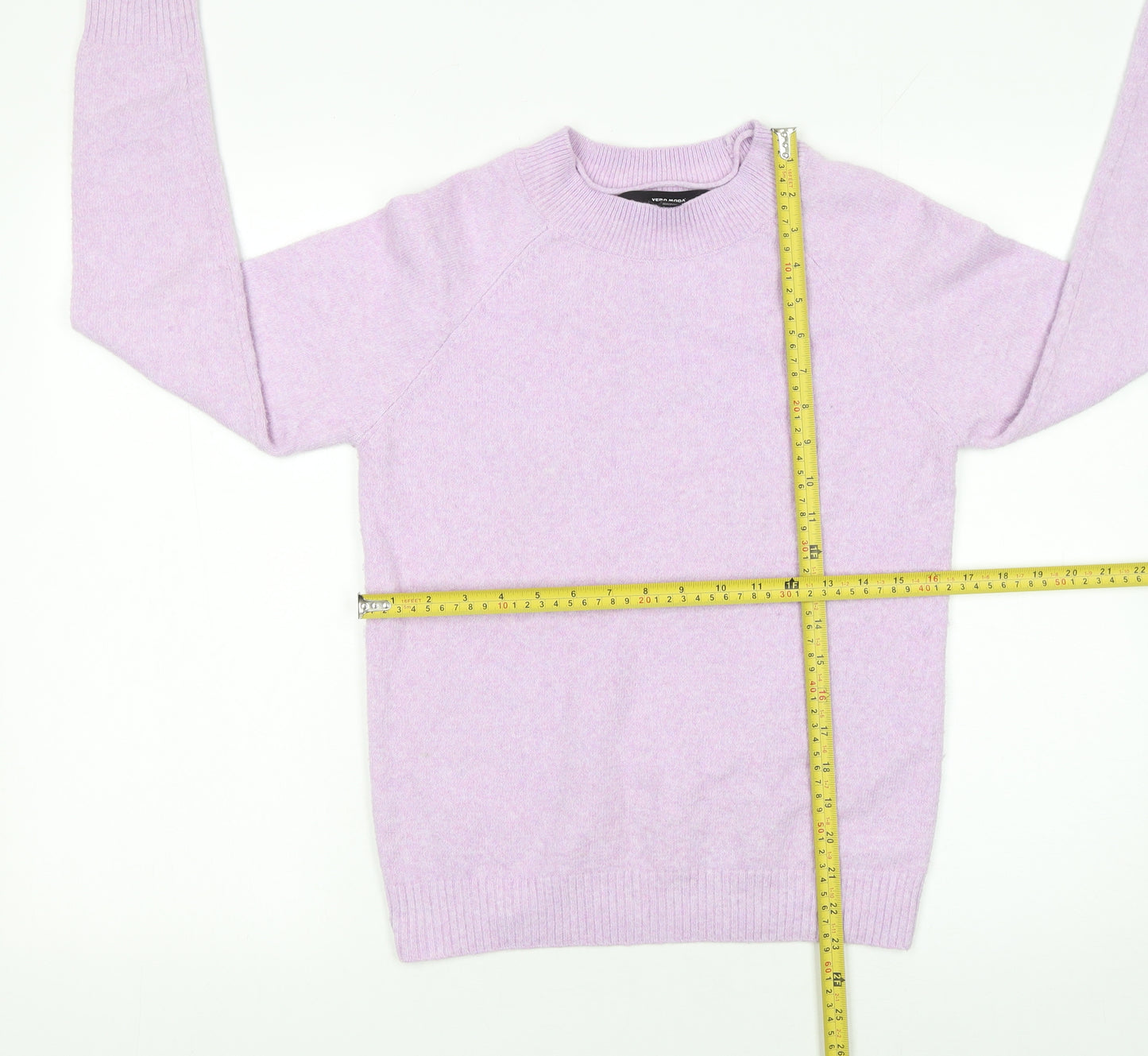 Vero Moda Women’s Purple Crew Neck Long Sleeve Pullover Jumper XS