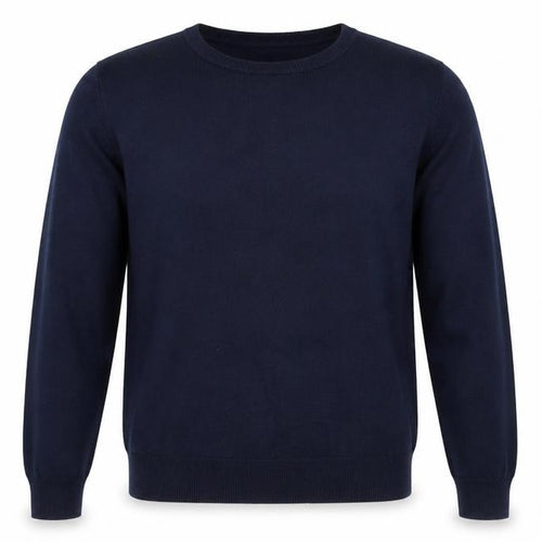 J.Crew Men's Blue XL Crew Neck Merino Wool Blend Jumper