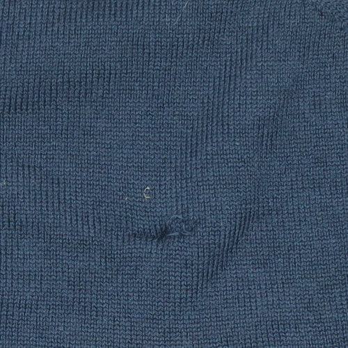 J.Crew Men's Blue XL Crew Neck Merino Wool Blend Jumper