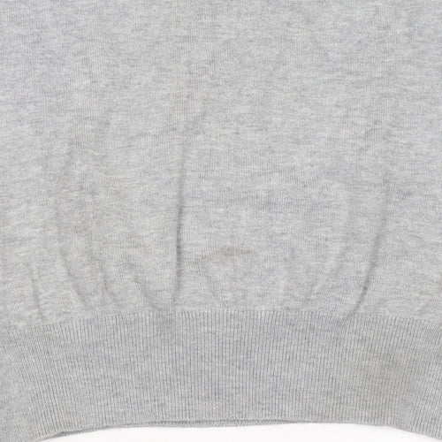 Papaya Women Grey Roll Neck Knit Jumper Size 10