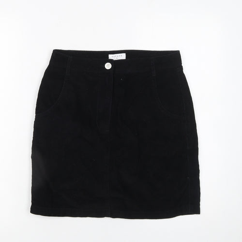 Papaya Women’s Black Corduroy Pencil Skirt Size 8