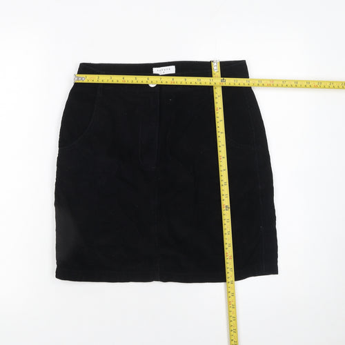 Papaya Women’s Black Corduroy Pencil Skirt Size 8