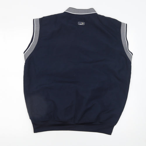 Donnay Men's Blue Sleeveless V-Neck Golf Vest Sweatshirt Size M